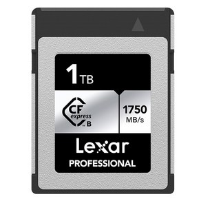 렉사 professional CFexpress Type B CF카드 SILVER Series LCXEXSL001T-RNENG