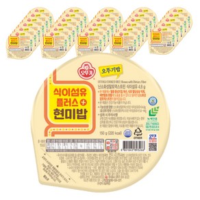 오뚜기 식이섬유 플러스 현미밥, 150g, 30개, 1박스