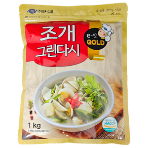 두원식품 조개 그린다시, 1kg, 1개