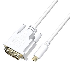 엠비에프 USB C타입 to DVI 미러링 케이블 MBF-CDVI018