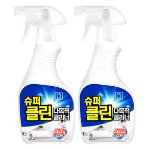 생활공식 슈퍼클린 다목적 클리너, 500ml, 2개