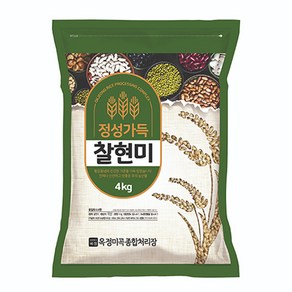 정성가득 찰현미, 4kg, 1개