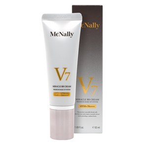 맥넬리 V7 미라클 비비 크림 SPF50+ PA++++, 50ml, 1개