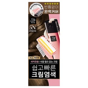 미쟝센 올뉴 쉽고빠른 크림염색제 80g