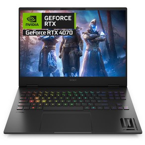 HP 2024 오멘 16 슬림 코어i9 인텔 14세대 지포스 RTX 4070, Shadow Black, 1TB, 32GB, WIN11 Home, 16-u1042TX