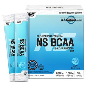 NS BCAA 스틱 아미노산 보충제 소다맛 30p, 300g, 1개