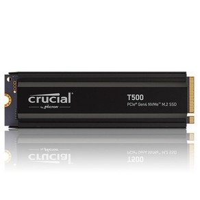 마이크론 T500 1TB PCIe Gen4 NVMe M.2 SSD with heatsink