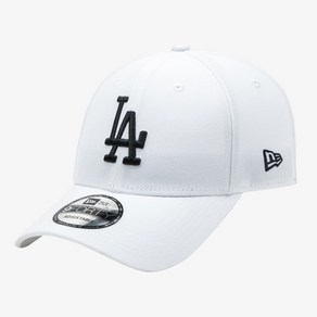 뉴에라 9FORTY 블랙 온 화이트 볼캡 LA 다저스 MLB 모자