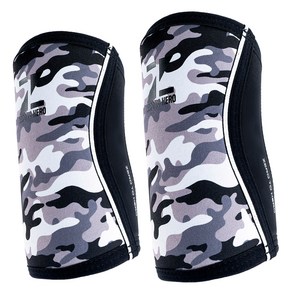 제로투히어로 ZX 네오프렌 팔꿈치 보호대 5mm 2p, Gey camo, 1개