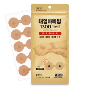 대일빠삐방 1300 자석 더블패치 5p + 리필 95p 세트