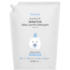 [비건라이프] 베비언스 센서티브 베이비 세탁세제 리필, 2.2L, 1개