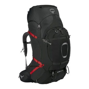 오스프리 남성용 Aethe Plus 85 대형배낭 83L, BLACK