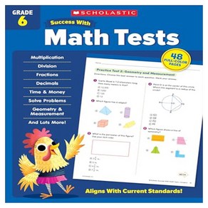 Scholastic Success with Math Tests Grade 6