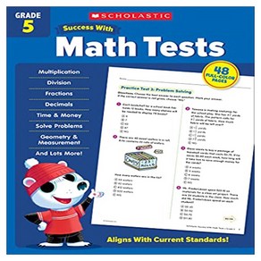 Scholastic Success with Math Tests Grade 5