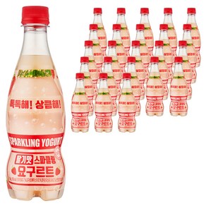 딸기맛 스파클링 요구르트, 400ml, 24개