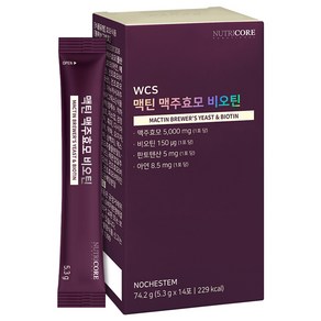 뉴트리코어 맥틴 맥주효모 비오틴, 1개, 74.2g