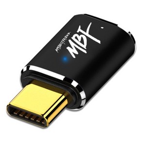 엠비에프 USB4.0 240W C(F) to C(M) Gen3x2 젠더