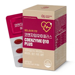 대상웰라이프 코엔자임 Q10 플러스 15g, 30정, 1개