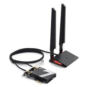 티피링크 BE9300 블루투스 5.4 PCIe 트라이 밴드 Wi-Fi 7 랜카드, Ache TBE550E, 1개