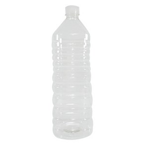 생수 용기 사각 페트병 1.8L 20p + 흰색 캡 30cm 20p 세트