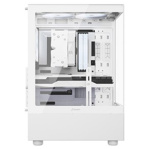 주연테크 2024 MARINE 라이젠5 5600 라데온 RX 6600, 화이트, 16GB, 512GB, Fee DOS, D35666-W