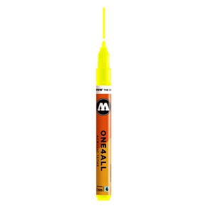 모로토우 원포올 아크릴 마카 2mm 127HS 220 neon yellow fluoescent, 1개