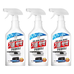 생활공식 기름싹싹 주방클리너, 3개, 500ml