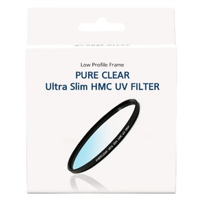 퓨어클리어 Ulta Slim HMC 카메라 렌즈보호필터 55mm, 1개