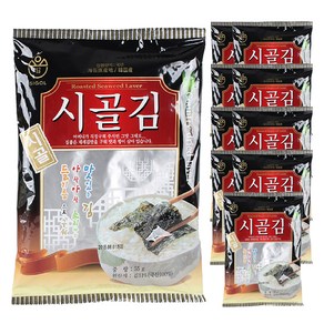 시골 시골김 전장김 은, 55g, 10개