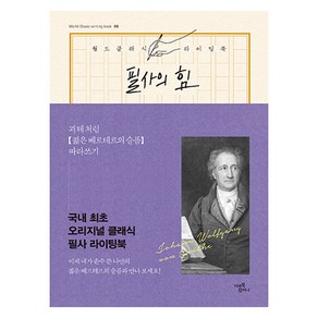 필사의 힘 8: 괴테처럼 젊은 베르테르의 슬픔 따라쓰기