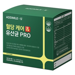 애드마일스 혈당 케어 & 유산균 PRO 100p, 100회분, 200g, 1개