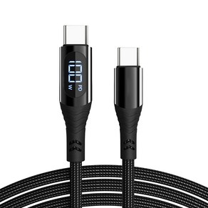 아이이피 i703 디스플레이 100W PD USB C to C 초고속 충전케이블 i703 CtoC 케이블, 1개, 1.2m