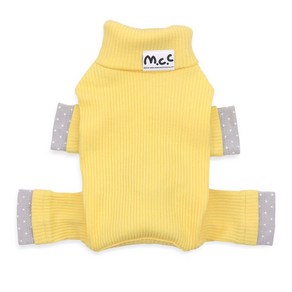 몽슈슈 애브리데이 위드 MCC 강아지 올인원, Yellow, 1개