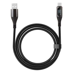 아이이피 라이트닝 디스플레이 66W PD USB A to C i701 초고속 충전케이블, 1개, 1.2m