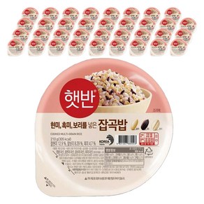 햇반 잡곡밥, 210g, 36개