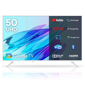 이노스 4K UHD LED 스마트 TV 구글 화이트 에디션, 기사직접배송(자가설치), 50UHD구글 화이트, 50UHD Google 화이트, 고객직접설치, 스탠드형