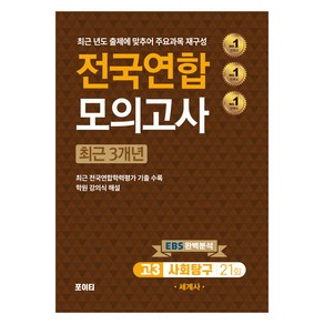 2024년 전국연합 모의고사 고3 사회탐구 세계사, 역사, 고등학생