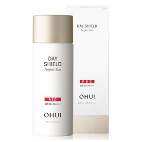 오휘 데이쉴드 선크림 레드 SPF50+ PA++++, 80ml, 1개