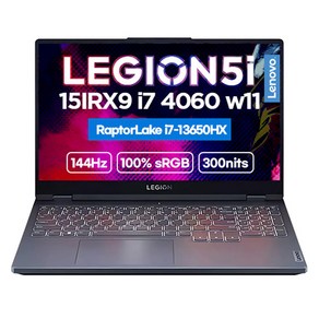 레노버 2024 리전 5i 15IRX9 코어i7 인텔 13세대 지포스 RTX 4060, StomGey, 1TB, 24GB, WIN11 Home, 83JJ0008KR