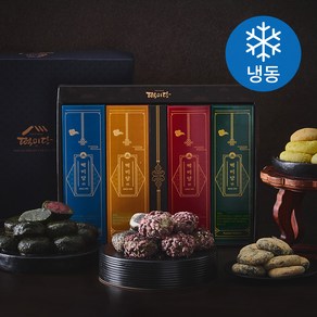 떡미당 송편 떡 1260g + 쇼핑백 선물세트 (냉동), 1세트