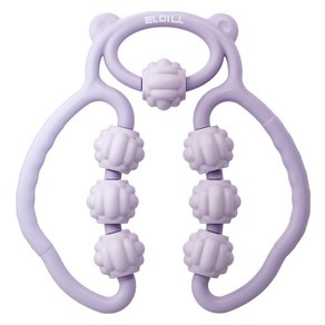 타미나 종아리 지압 롤러 마사지릴, 퍼플, 1개