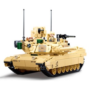 프랜드 블럭 탱크 M1A2 에이브람스 조립 장난감 TK-B0892