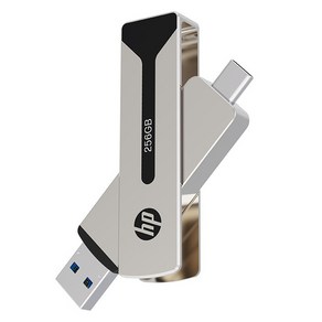 HP OTG Type C & A 911 Po USB 3.2 외장 SSD HPFD911PRO-256, 256GB, 골드실버