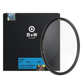 슈나이더크로이츠나흐 B+W 007 Clea MRC BASIC 카메라렌즈필터 40.5mm, BASIC MRC 007 Clea Filte, 1개