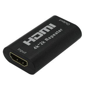 대원티엠티 HDMI 2.0 연장 리피터 젠더 최대 40m 장거리 전송장치, 1개, DWCO01