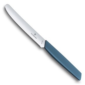 빅토리녹스 스위스 모던 물결날 토마토 & 테이블 나이프 11cm 6.9006.11W2