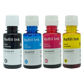 프린터 INK-610 호환잉크 4종 세트, 검정, 파랑, 빨강, 노랑, 1세트