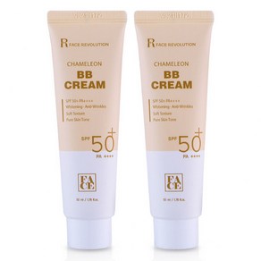 페이스레볼루션 카멜레온 비비크림 SPF50+ PA++++, 2개, 50ml