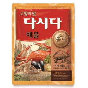 다시다 명품골드 해물 조미료, 100g, 1개