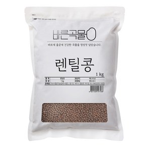 바른곡물 렌틸콩, 1kg, 1개